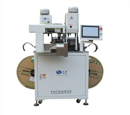全自動(dòng)雙頭壓著機(jī)，剝線速度那是杠杠的